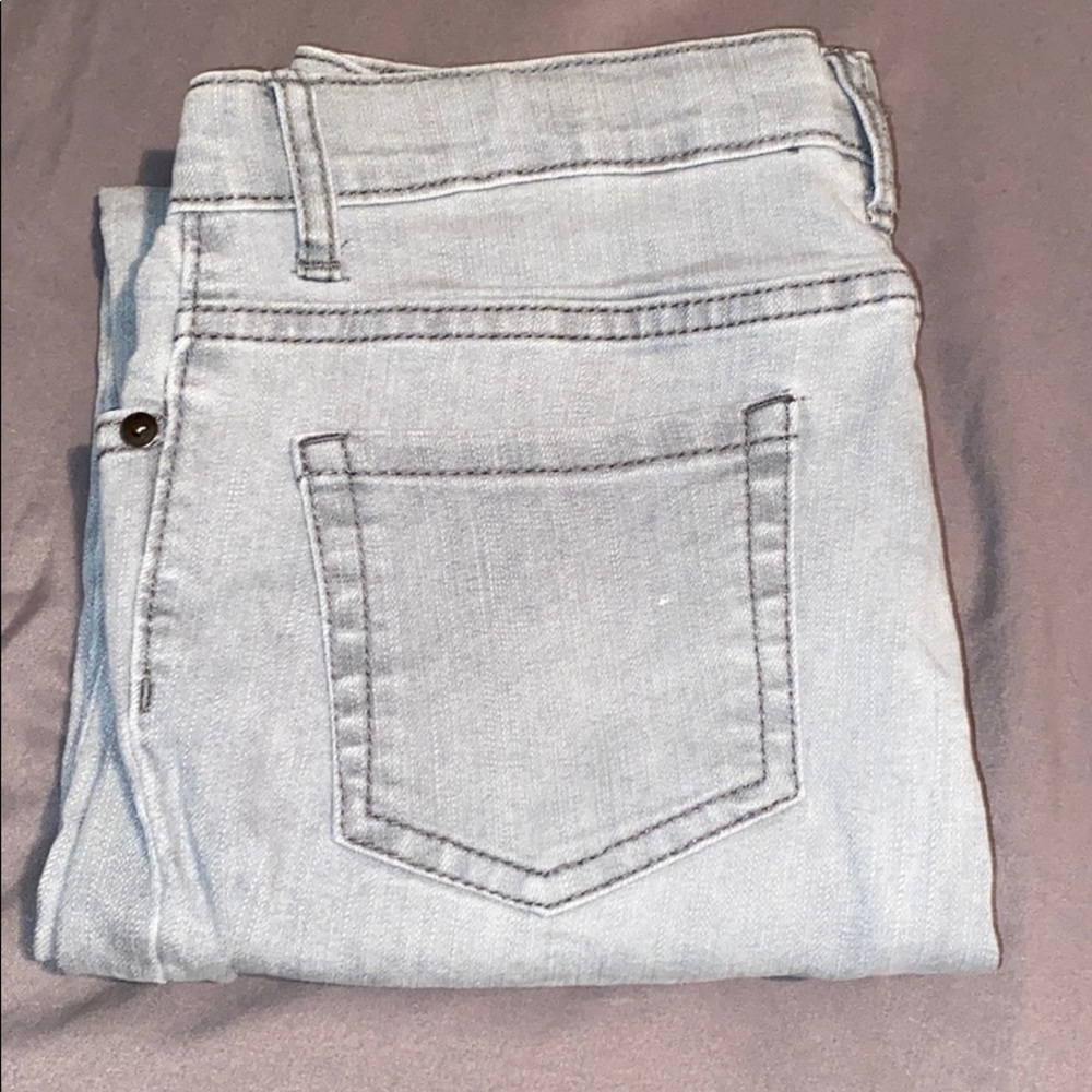 Grey Super Skinny Jeans Kids